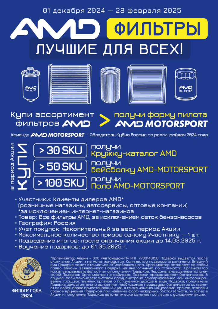 AMD фильтры лучшие для всех