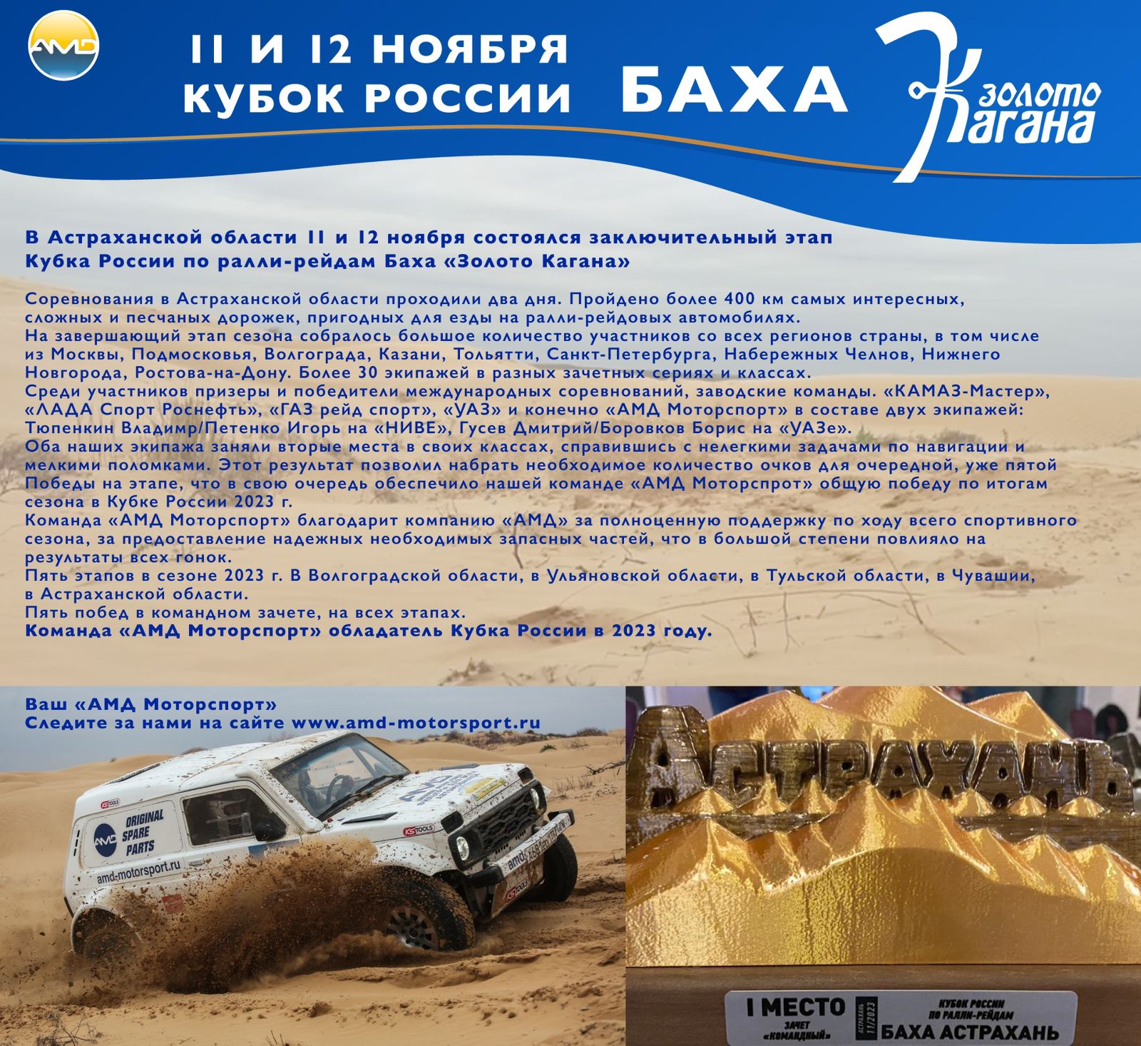 1 место в командном зачете — БАХА «ЗОЛОТО КАГАНА»